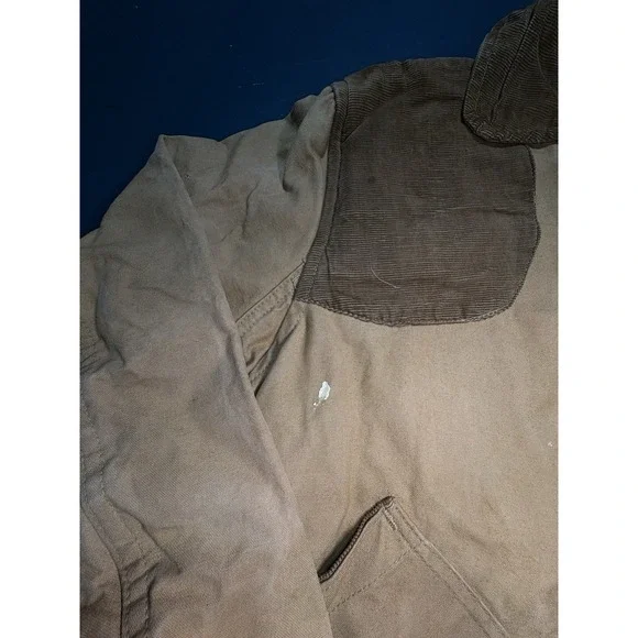 Vintage 50s American Field Hunting Jacket Mens XL Canvas Corduroy Chore 1950s
